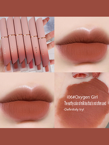 Dual-Use Soft Mist Lip Gloss i06 Oxygen Durable Not Easy to Decolorize Easy to Color Non-Stick Cup Lipstick