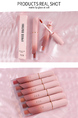 i01 White Peach Cheese Dual-Use Blush Net Velvet Matte Soft mist Lipstick