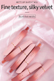 i01 White Peach Cheese Dual-Use Blush Net Velvet Matte Soft mist Lipstick