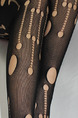 Black Holes Nylon and Elasticity Stockings