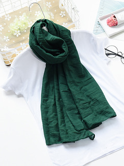 Green Women Sun Protection Air Conditioning  Cotton Scarf