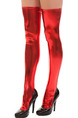 Red Tight High Tube Polyester and Elasticity Stockings