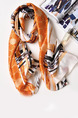 Colorful Long Printed Sun Protection Polyester Scarf  
