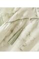 New Chinese Style National Style Buckle Pendant Dress 2025 Summer New Female - Ivory with Floral Print