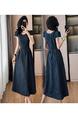 Original Design New Tall Waist-Tight Slimming Youthful-Looking Student Cotton Denim Dress - Summer in Dark Blue
