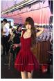 Red Lazy Didi La Môme 4 M Skirt Hem Princess Dress Bow Gold Feeling Sleeveless Waist Dress