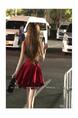 Red Lazy Didi La Môme 4 M Skirt Hem Princess Dress Bow Gold Feeling Sleeveless Waist Dress