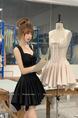 Blue New Chinese Style EIA Yiyao Gossip Oni French Style Retro Spaghetti Straps Dress Women's Spring Summer Slim-Fit Long Dress