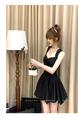 Blue New Chinese Style EIA Yiyao Gossip Oni French Style Retro Spaghetti Straps Dress Women's Spring Summer Slim-Fit Long Dress