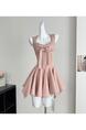 Lazy Didi La Môme 4 M Skirt Hem Princess Dress Bow Gold Feeling Sleeveless Waist Dress Blush Pink