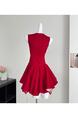 Lazy Didi La Môme 4 M Skirt Hem Princess Dress Bow Gold Feeling Sleeveless Waist Dress Red