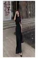 2025 Summer New Design Sense Temperament High Grade Black Modal Vest Dress Fake Two-Piece Sheath Hot Girl Dress