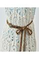 Light Cream French Hook Flower Hollow Knitted Suspender Dress Women's Summer New Loose Layered Sleeveless Vest Dress Two-Piece Suit