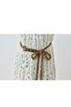 Light Cream French Hook Flower Hollow Knitted Suspender Dress Women's Summer New Loose Layered Sleeveless Vest Dress Two-Piece Suit