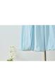 French Hook Flower Hollow Knitted Suspender Dress Women's Summer New Loose Layered Sleeveless Vest Dress Two-Piece Suit - LIGHT BLUE