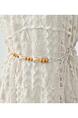 French Hook Flower Hollow Knitted Suspender Dress Summer New Style Layered Sleeveless Vest Dress Two-Piece Long Skirt for Women - IVORY