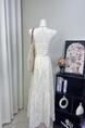 Jwunique Creamy-White High Sense Dress in Soft Ivory Color - Women's Summer 2025 New Slimming A-line Slip Dress