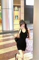 Real Shot Cost-Effective Dress Summer Backless Halter Knitted Hip Skirt with Chest Pad in Black