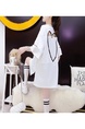Title: Official Picture Pure Cotton/Back Collar Design Mid-Length T-Shirt Female Printed Versatile Loose Top - White