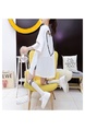 Title: Official Picture Pure Cotton/Back Collar Design Mid-Length T-Shirt Female Printed Versatile Loose Top - White