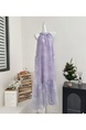 Floral Beauty Handmade Flower Halter Dress Women's Summer Seaside Vacation Style Lavender Dress