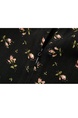 Spot French Elegant Tea Break Dress Female 2025 Summer Commuting Simple Waist Slim V-Neck Floral Skirt in Black