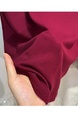Real Shot High-Grade Small Stand-up Collar Short-Sleeved T-shirt Women's Summer Slim Fit Inner Wear Half Sleeve Korean Simple Easy Matching Clothes in Burgundy