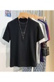 Real Shot High-Grade Small Stand-up Collar Short-Sleeved T-shirt Women's Summer Slim Fit Inner Wear Half Sleeve Korean Simple Easy Matching Clothes in Black
