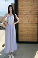 Light Blue Striped Dress Women's Summer 2025 New Small Temperament Waist-Controlled Dress