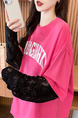 Real shot of 2025 back-collar modal 92% viscose fiber + 8% spandex short-sleeved T-shirt for women in vibrant pink