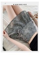 Gray Real Shot Design Niche Bow Pleated Skirt Female Summer Slim Ballet Style Puffy Cake Short Skirt - Gray