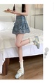 Light Blue Real Shot Design Niche Bow Pleated Skirt Female Summer Slim Ballet Style Puffy Cake Short Skirt - Light Blue