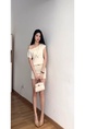 French Style Off-Shoulder White Dress Women's Summer 2025 New Popular Elegant Sweet and Spicy Hip Skirt - IVORY WHITE