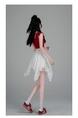 Design Sense Ice Silk Cotton Linen Irregular White Skirt Women's New Style All-Match Slim Short Skirt Hip Cover Casual Skirt with Belt