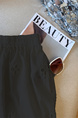 2025 Summer New Style Black Hook Flower Hollow Straight Casual Pants for Women - Lazy Style Lace Splicing Korean Version of All-Match Wi