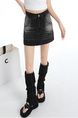 Real Shot of Retro Washed Black High Waist Slim Denim Skirt for Women - All-Match Elastic Slim Fit High A-Line Hip Skirt