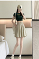 Real Shot Textured Ice Silk Cotton and Linen Shorts for Women 2025 Summer Thin Slim High Waist Casual Loose Shorts in Beige