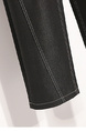 Summer Lyocell Tencel Thin Denim Wide-Leg Pants for Women 2025 Sports Cool Drape Straight Pants Banana Pants in BLACK