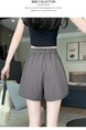 Real Shot Ice Silk Quick-Drying Sports Shorts for Women in DARK GRAY