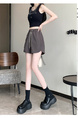 Real Shot Ice Silk Quick-Drying Sports Shorts for Women in DARK GRAY