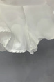 Korean Girl Style Pleated Flower Bud Short Skirt for Women - Summer New High Waist Anti-Exposure Loose Casual Puffy Skirt in White
