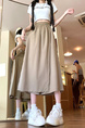 Real Shot Yamamoto Wrinkle Workwear Culottes - Women's Summer Pantskirt Small Pants 2025 Japanese Wide Leg Pants Casual Pants in BEIGE