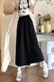 Real Shot Yamamoto Wrinkle Workwear Culottes - Women's Summer Pantskirt Small Pants 2025 Japanese Wide Leg Pants Casual Pants in BLACK