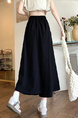Real Shot Yamamoto Wrinkle Workwear Culottes - Women's Summer Pantskirt Small Pants 2025 Japanese Wide Leg Pants Casual Pants in BLACK
