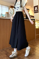 Real Shot Yamamoto Wrinkle Workwear Culottes - Women's Summer Pantskirt Small Pants 2025 Japanese Wide Leg Pants Casual Pants in BLACK