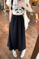 Real Shot Yamamoto Wrinkle Workwear Culottes - Women's Summer Pantskirt Small Pants 2025 Japanese Wide Leg Pants Casual Pants in BLACK