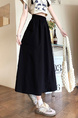Real Shot Yamamoto Wrinkle Workwear Culottes - Women's Summer Pantskirt Small Pants 2025 Japanese Wide Leg Pants Casual Pants in BLACK