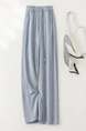 Ihimi Sea Quiet Salt Loose Thin Casual Pants for Women 2025 Summer Lightweight Straight-Leg Pants Loose Trousers in LIGHT BLUE