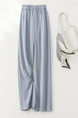 Ihimi Sea Quiet Salt Loose Thin Casual Pants for Women 2025 Summer Lightweight Straight-Leg Pants Loose Trousers in LIGHT BLUE