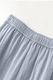 Ihimi Sea Quiet Salt Loose Thin Casual Pants for Women 2025 Summer Lightweight Straight-Leg Pants Loose Trousers in LIGHT BLUE